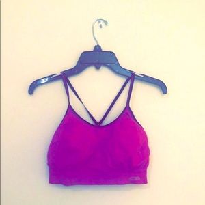 Purple-Pink, Medium Support, Razorback  Sports bra